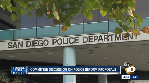 Committee discussion on police reform proposals