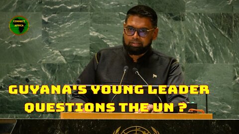 IRFAAN ALI OF GUYAA FEARLESSLY QUESTIONS THE UN