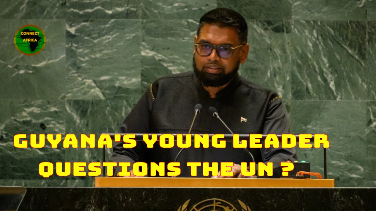 IRFAAN ALI OF GUYAA FEARLESSLY QUESTIONS THE UN