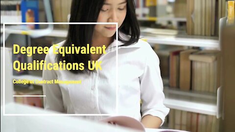 Degree Equivalent Qualifications UK