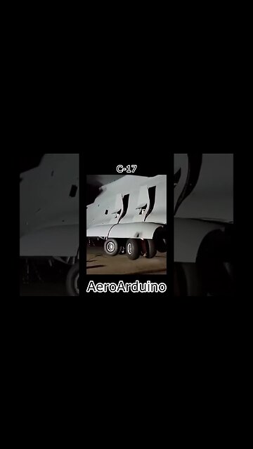 Watch Giant C17 GlobeMaster Gear Swing #Aviation #Fly #AeroArduino