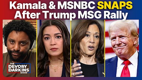 Kamala and MSNBC SNAPS After HISTORIC Trump MSG Rally