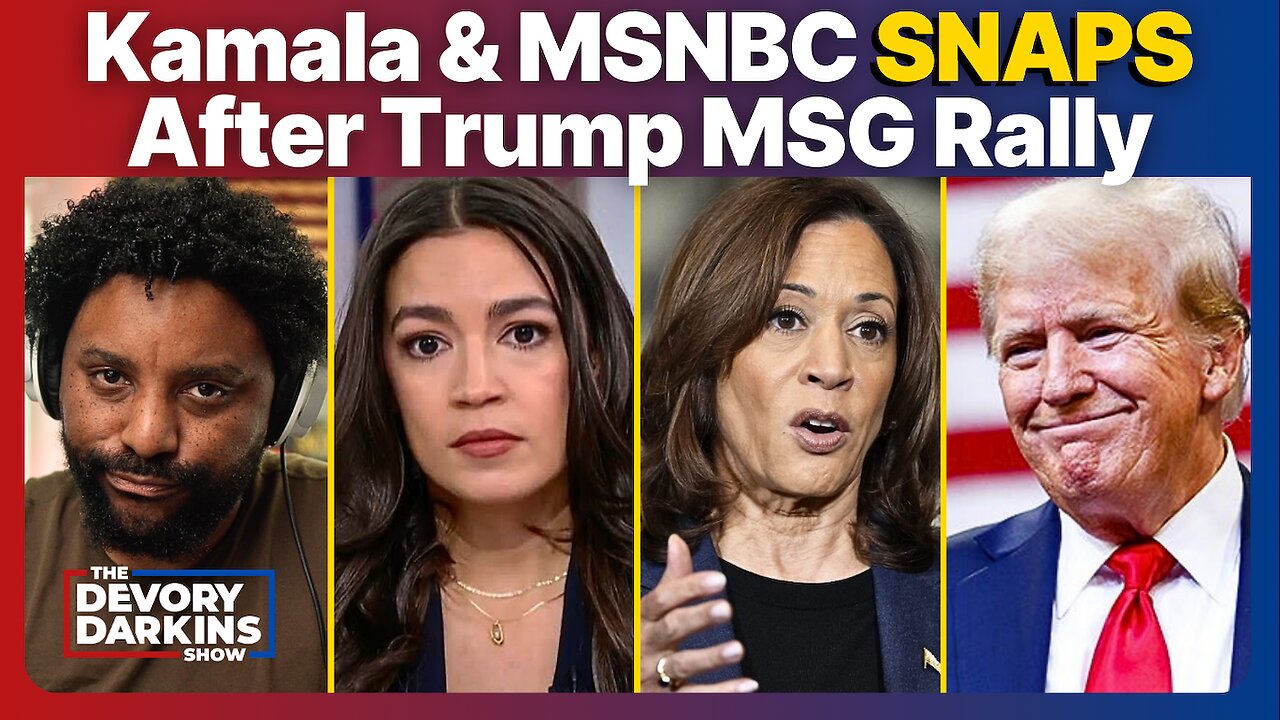 Kamala and MSNBC SNAPS After HISTORIC Trump MSG Rally