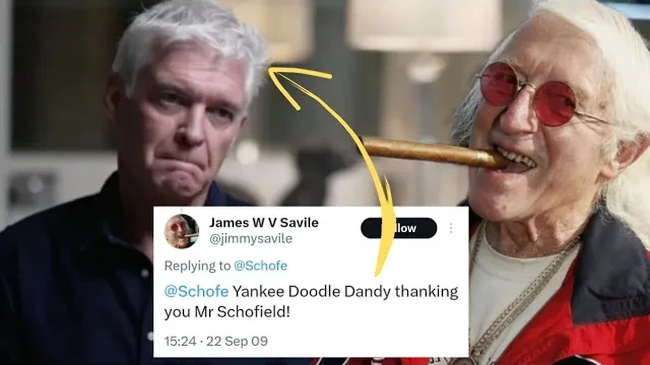 Did Jimmy Saville tweet this to Phillip Schofield in 2009?