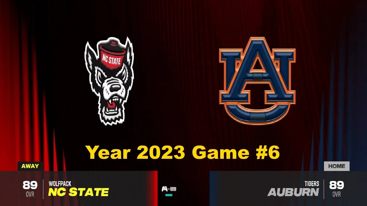 CFB 24 NC State Wolfpack Vs Auburn Tigers Year 2023