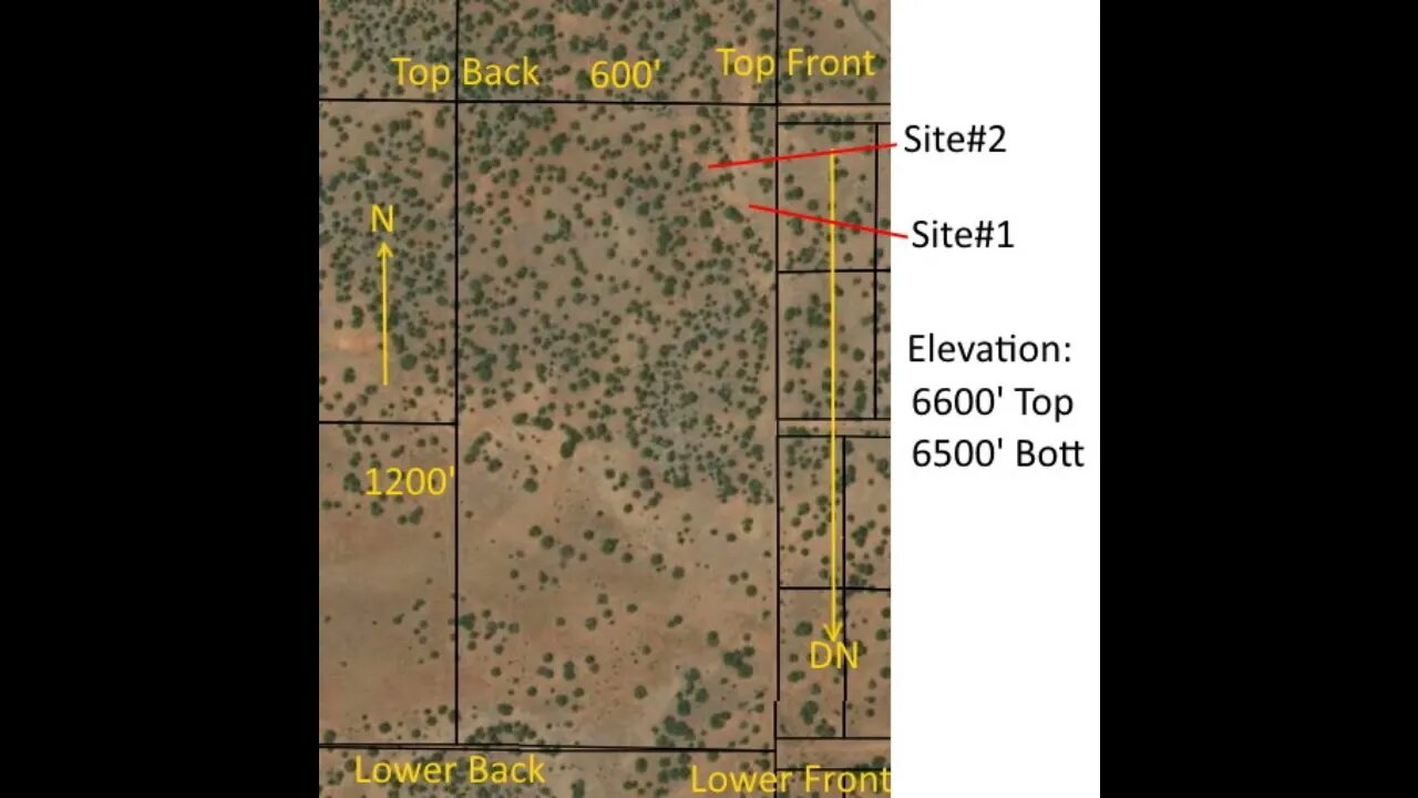 Property Arial View w/ Elevations