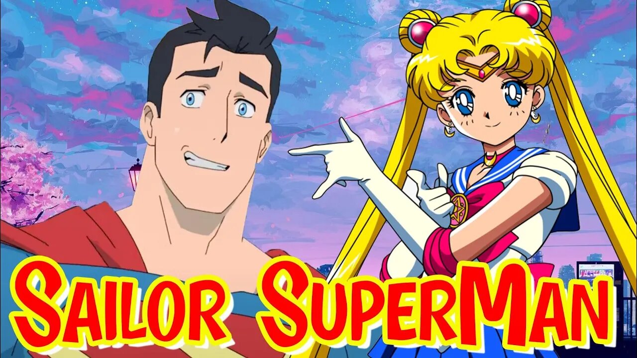 SuperMan Anime Has A Sailor Moon Transformation #anime