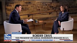 Kamala and Fox News' Bret Baier Battle Over Her Open Border