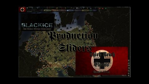 Hearts of Iron III production sliders