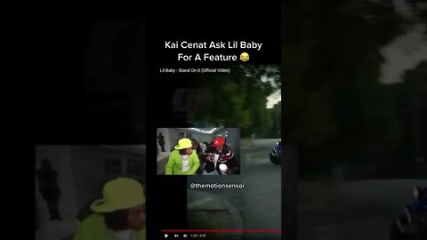 Kai Cenat asks Lil Baby fo a feature #shorts #lilbaby