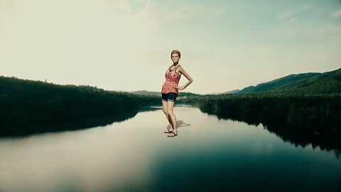Free Stock Footage 4k Videos NCV NoCopyrightVideos Girl, Walk, Lake, Nature