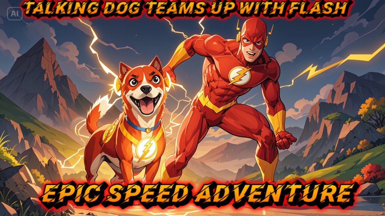 The Talking Dog and The Flash’s Lightning Adventure