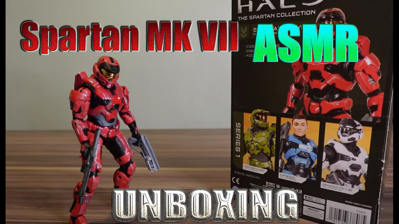 ASMR Unboxing: Halo Spartan Collection MK VII Figure (Series 1)