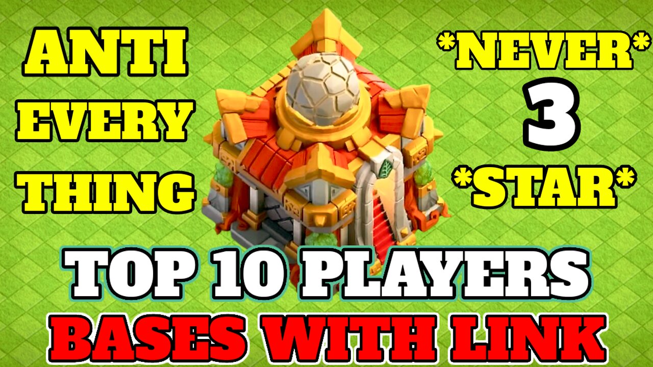 Top 10 town hall 16 war base. #clashofclans *#coc