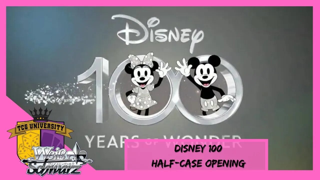 Disney 100 Box Opening | JP Weiss Schwarz Box Opening