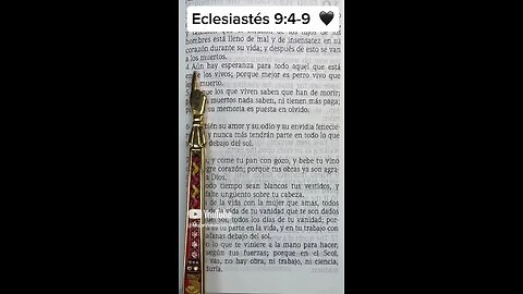 Lee la Biblia conmigo 1 minuto 📖| Eclesiastés 9:4-9