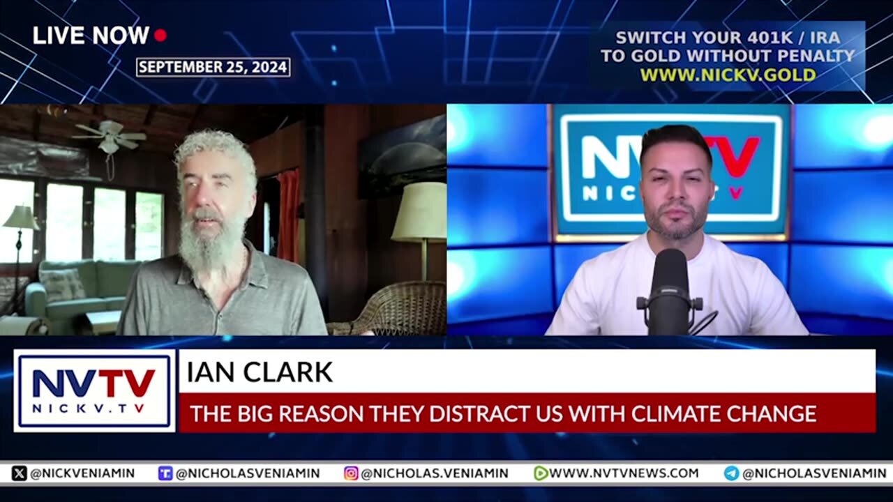 Ian Clark Discusses Big Reason Why They Distract You With Climate Change with Nicholas Veniamin