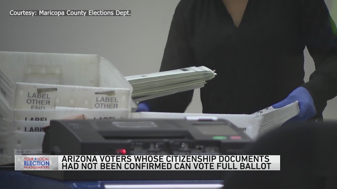 Court rules nearly 98,000 Arizonans whose citizenship hadn't been confirmed can vote the full ballot