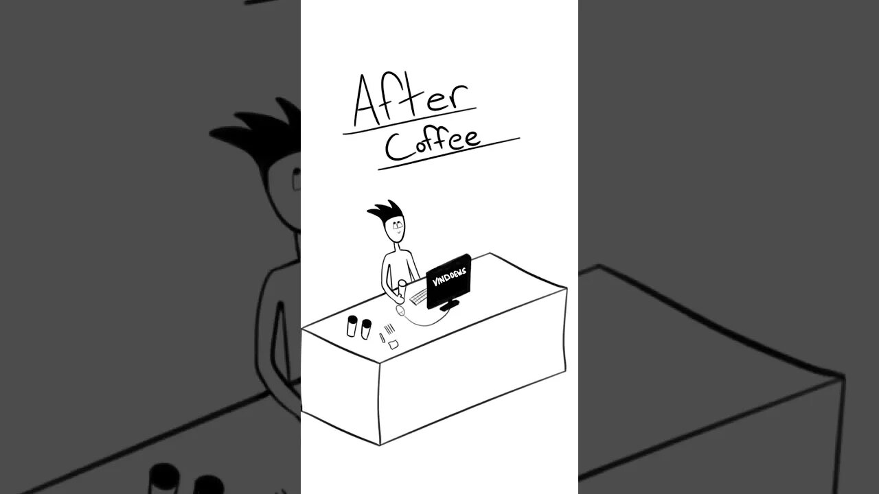 Don't talk to me before coffee #shorts #animation #funny #comedy #coffee #memes