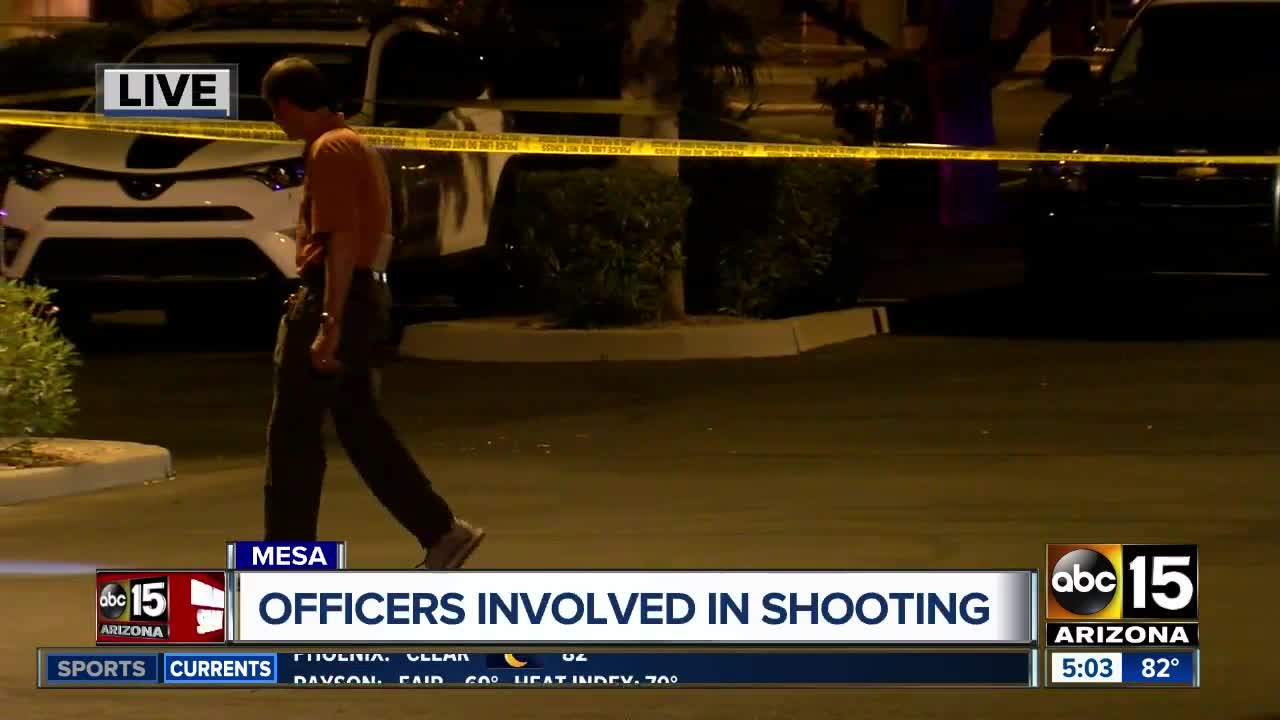 Mesa police involved in shooting Friday night