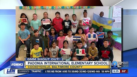 Good morning from Padonia International Elementary School!
