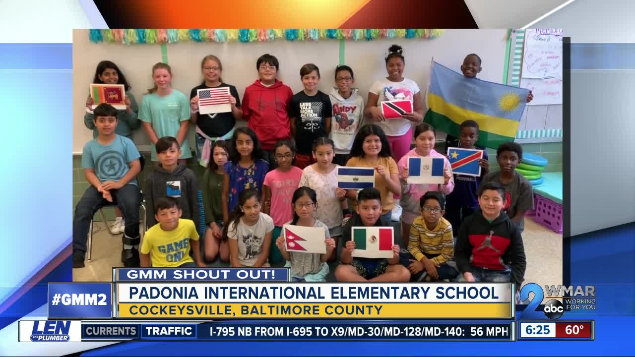 Good morning from Padonia International Elementary School!