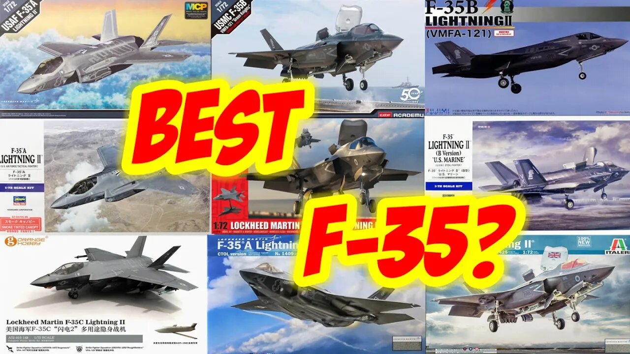 What's the Best 1/72nd scale F-35? I unbox them all to find out!