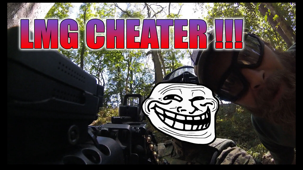 Airsoft Cheater LMG Gets Ref'd