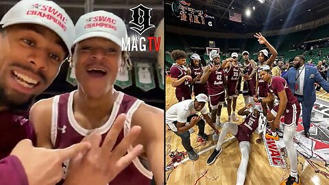 Shaq's Son Shaqir Celebrates After Texas Southern Wins The SWAC Championship! 🏆