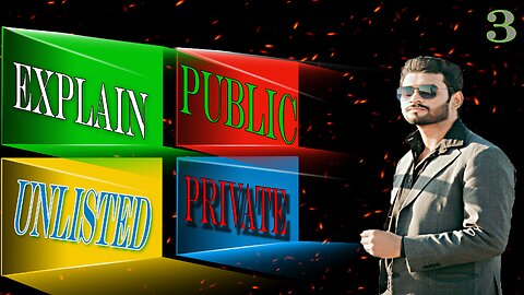 Explain Public Unlisted Private | Webinner