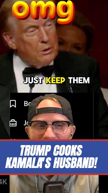 Trump COOKS Kamala Harris's HUSBAND DOUG LOL!