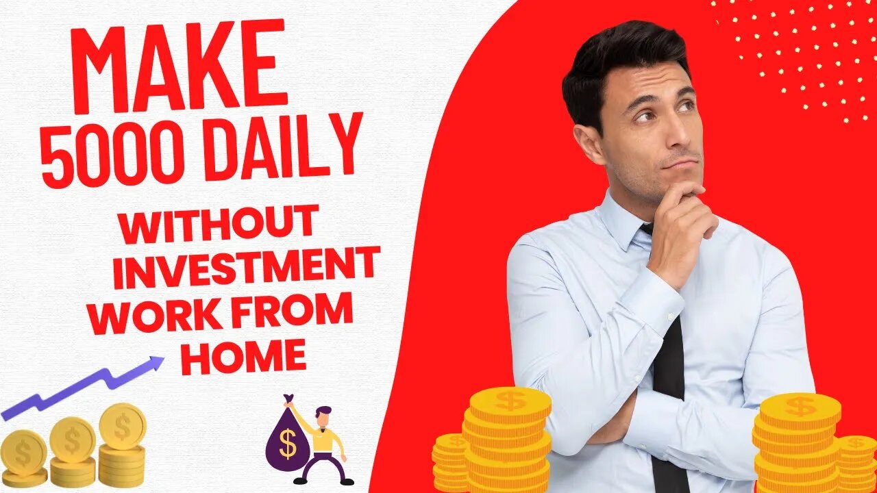 Earn Rs 5000 Daily without Investment Work From Home #EarnMoney Online