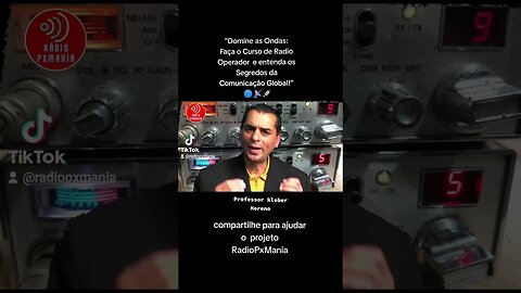 Curso de Radio operador com kleber RadioPxMania já disponível #caminhoneiros #radiopx