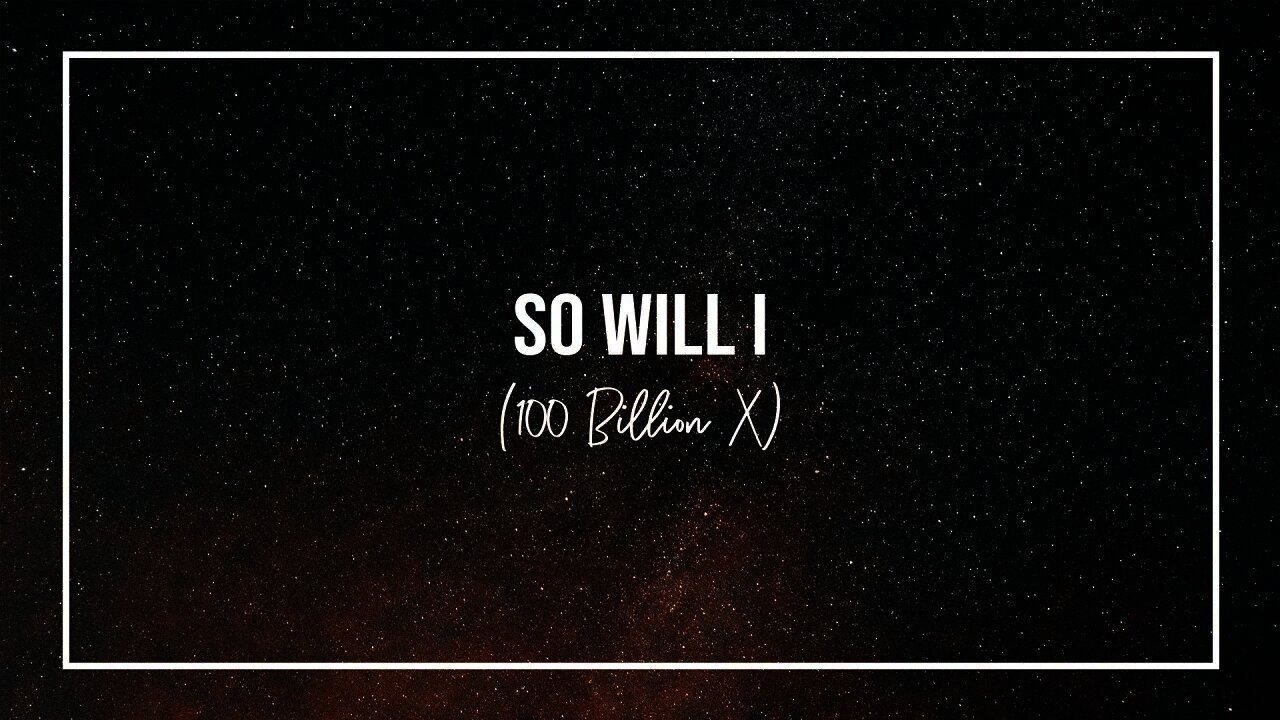 So Will I (100 Billion X) w/ Lyrics - Piano Instrumental | Hillsong | matthias boetcher