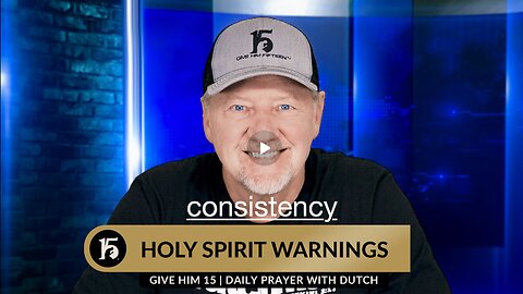 Holy Spirit Warnings - consistency