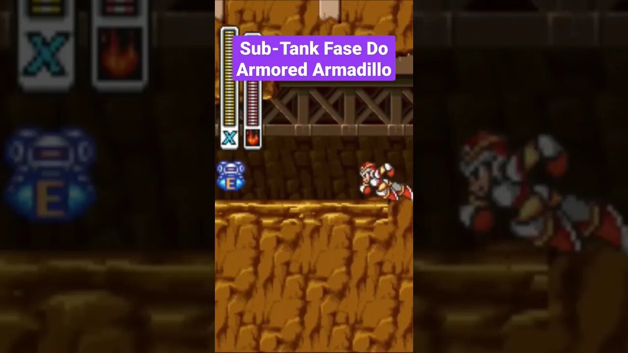 Como Pegar o Sub-Tank na Fase do Armored Armadillo - Mega Man X - Snes