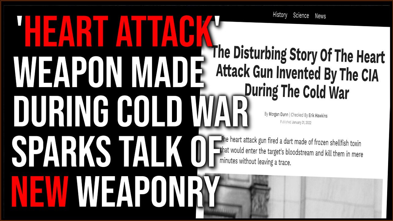 'Heart Attack' Weapon Invented During Cold War Exposed, US Military Has MORE We Don't Know About