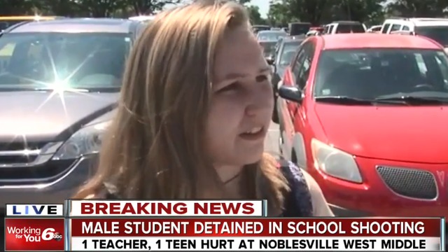 High school student talks about what happened when they were alerted to school shooting