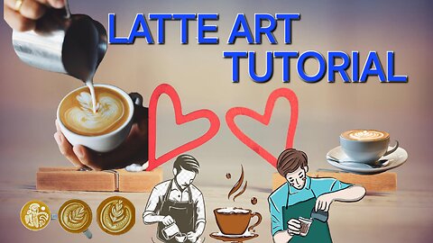 How to make flower latte art?