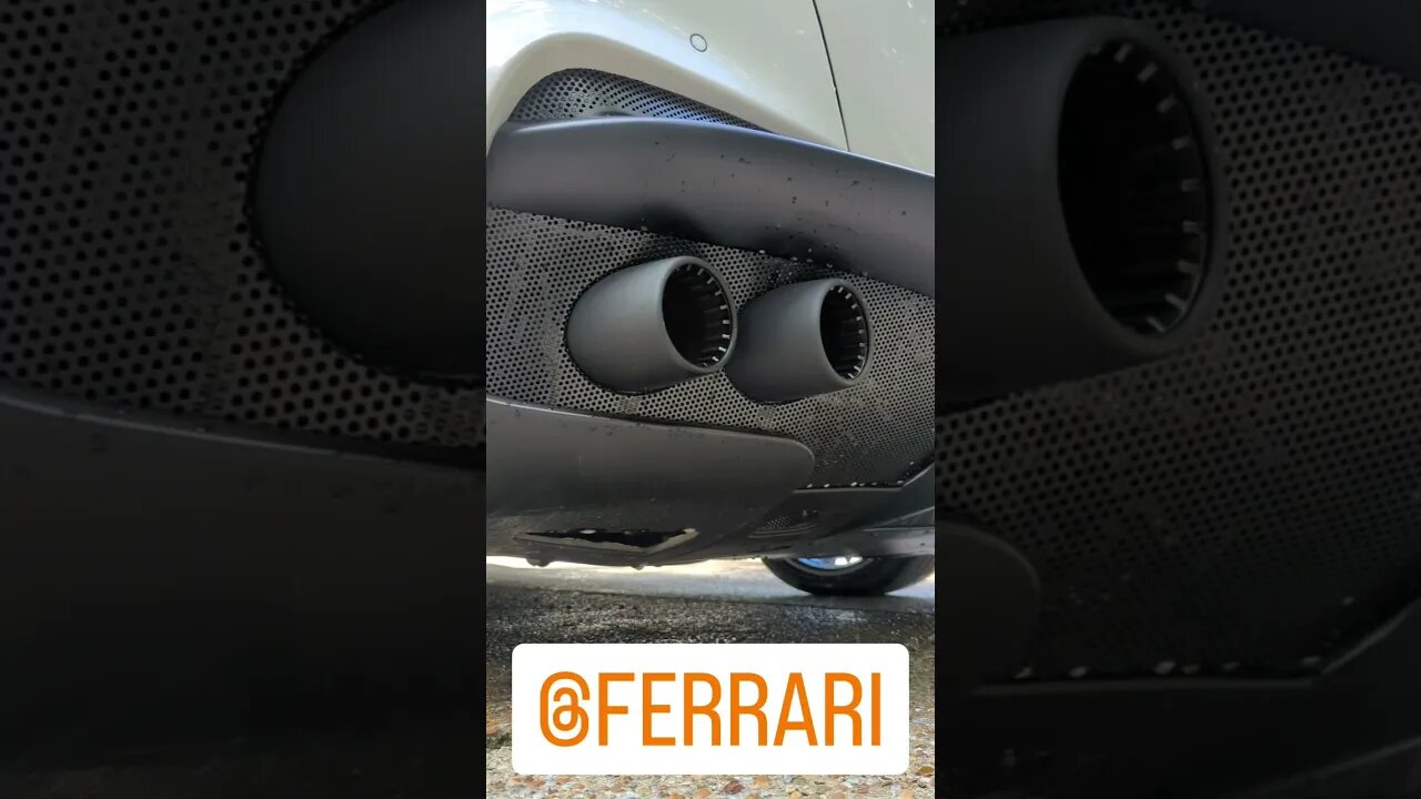 FERRARI PORTOFINO M EXHAUST #car #ferrari @Ferrari #detailing #vlog #video #share #carcleaning