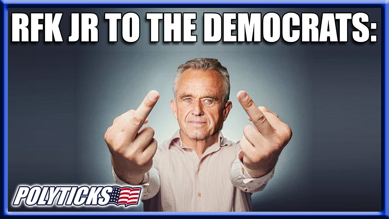 RFK Jr. Endorses Trump, Gives Middle Finger to DNC