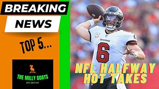 Top 5 NFL Halfway Hot Takes (Special Road Episode)