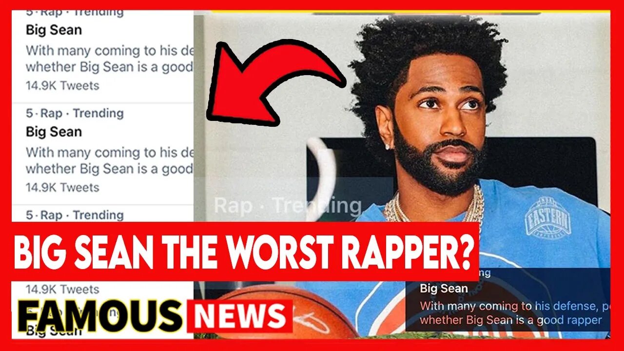 Big Sean Trends On Twitter By Users Calling Him The "Worst Rapper" | Famous News