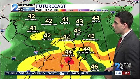 Periods Of Heavy Rain Thursday