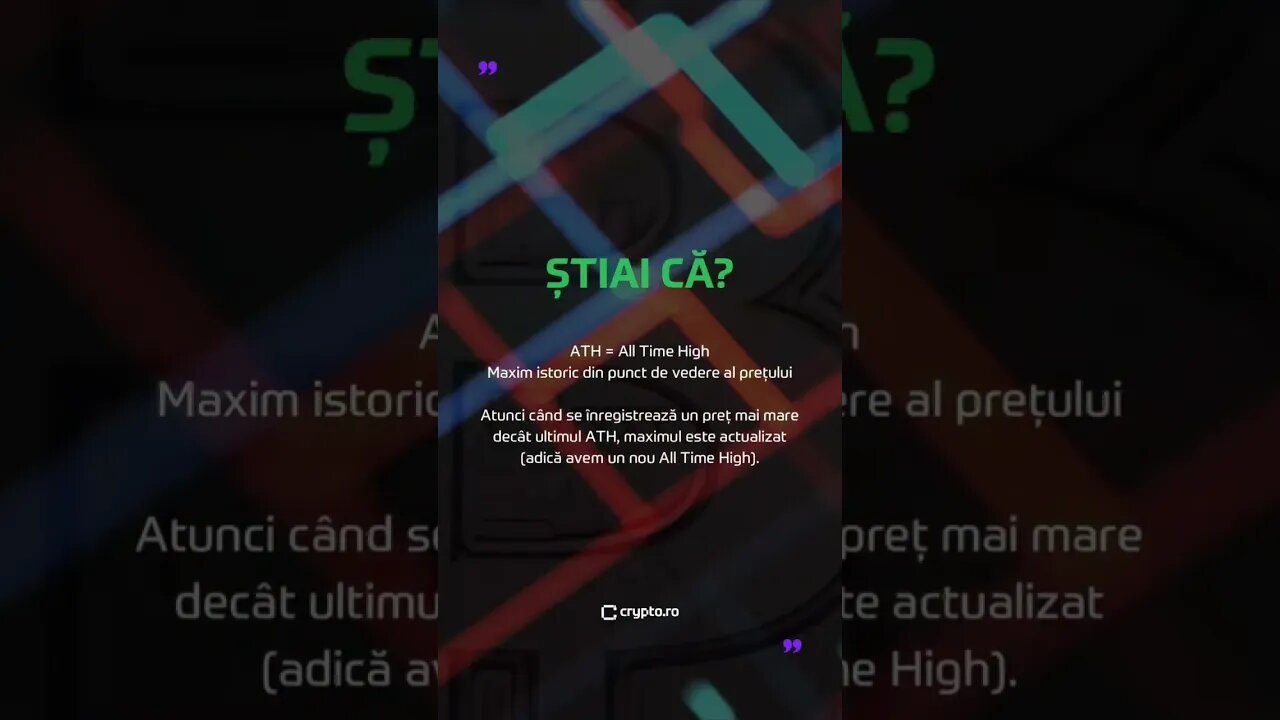 Știai ce înseamnă ATH? ✨