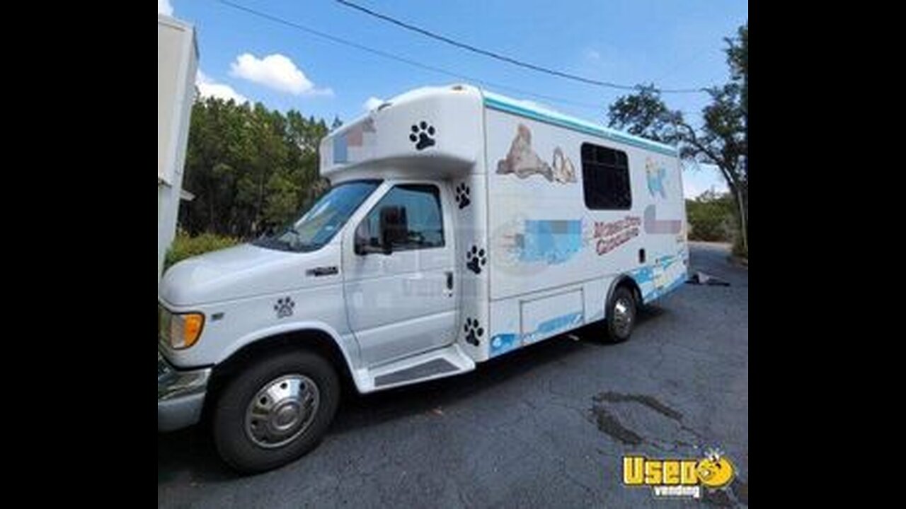 2002 Ford E450 Dog Grooming Van | Mobile Business Unit with Bathroom for Sale in California!