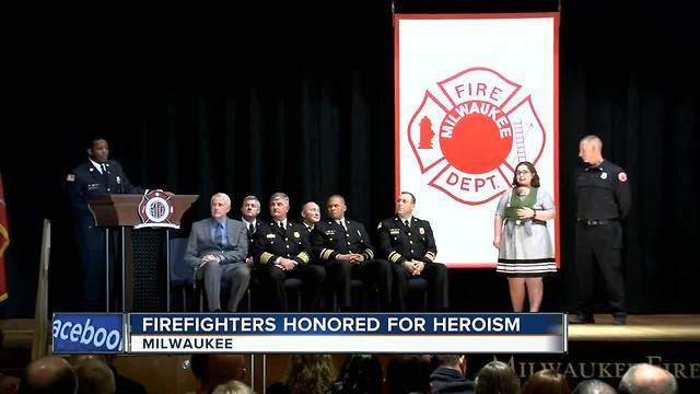 Firefighters honored for bravery at Meritorious and Community Service Award ceremony