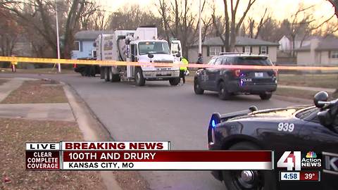 Garbage truck hits, kills 8-year-old boy in KCMO