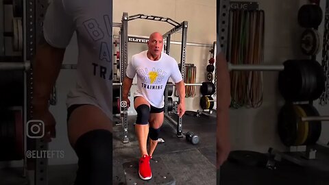 The “Rock” Solid Power Rack Set-Up | Dwayne Johnson 🗿✅ #fitness #elitefts