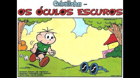 Cebolinha em-Os óculos escuros | Gibis do Rapha 2